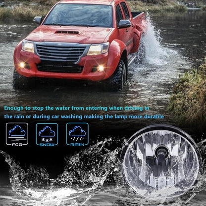 G-PLUS Front Bumper Fog Lights Assembly Pair Compatible with Toyota Tacoma 2005-2011/ Fit Tundra 2007-2013 neblineros para autos delantero faros antiniebla Clear lens