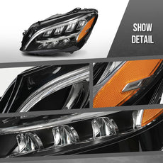 G-PLUS LED Headlight Left for Benz C300 C43 W205 2019-2021 Black Product Specifications
