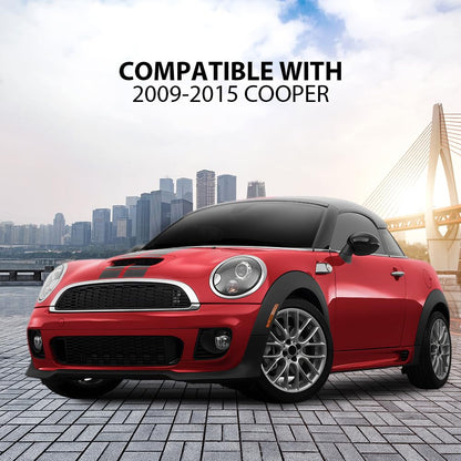 G-PLUS Chrome Grille Hood Molding Trim Compatible with Mini Cooper R55 R56 R58 R59 2007-2015 (Not Fit 07-10 R55 R56 R58 R59 Base&Clubman Model) Front Grill Hood Trim Moulding 51132751040 MC1235100