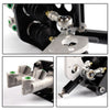 Universal Double Master Cylinder Hydraulic Drift E-Brake Racing Handbrake Black