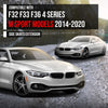 G-PLUS Side Skirts Extension Compatible with BMW F32 F33 F36 4 Series M Sport Models 2014 2015 2016 2017 2018 2019 2020 Carbon Fiber Black
