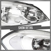 G-PLUS Headlights Assembly, Fit 2006-2007 Chevy Monte Carlo/2006-2013 Chevy Impala/2014-2016 Chevy Impala Limited Bumper Headlamps, Clear Lens Chrome Housing Clear Reflector,faros delanteros