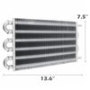 G-PLUS 6 Row AN6 Aluminum Engine Transmission Racing Oil Cooler with Mounting Kit Silver, Compatible with Universal Car Truck Trans Full