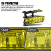 G-PLUS Front Bumper Fog Lights Compatible With GMC Sierra 1999-2002/Compatible With Yukon XL 2000-2006 Pickup Truck,Driver& Passenger Fog Lamps (Yellow lens)
