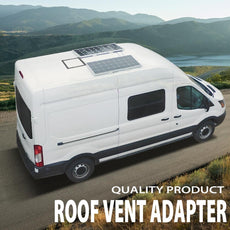 G-PLUS Vent Adapter for Ford Transit 14 Inch Opening Black Close-up View