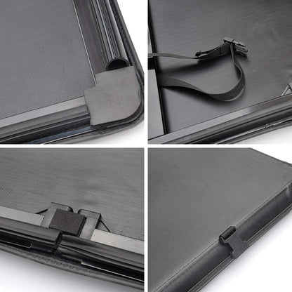 G-PLUS T3 Tri-Fold Soft Truck Tonneau Cover Replacement for 2005-2015 Toyota Tacoma Pickup | Double Cab 5Ft Short Bed Lock | for Only Fleetside/Styleside Bed Models