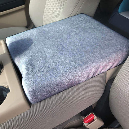 G-PLUS Center Armrest Console Lid Cover Compatible with 2014-2021 Ford F150 F250 F350 Light Grey