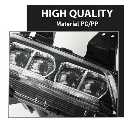 G-PLUS LED DRL Front Fog Lights Kit Driving Running Lamp Compatible with Kia Telluride 2020-2022 Without Wiring Harness