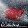 G-PLUS Rear Right Bumper Reflector Tail Light Turn Signal Lamp, Compatible with Toyota RAV4 2013-2015, 814800R020, TO1185107