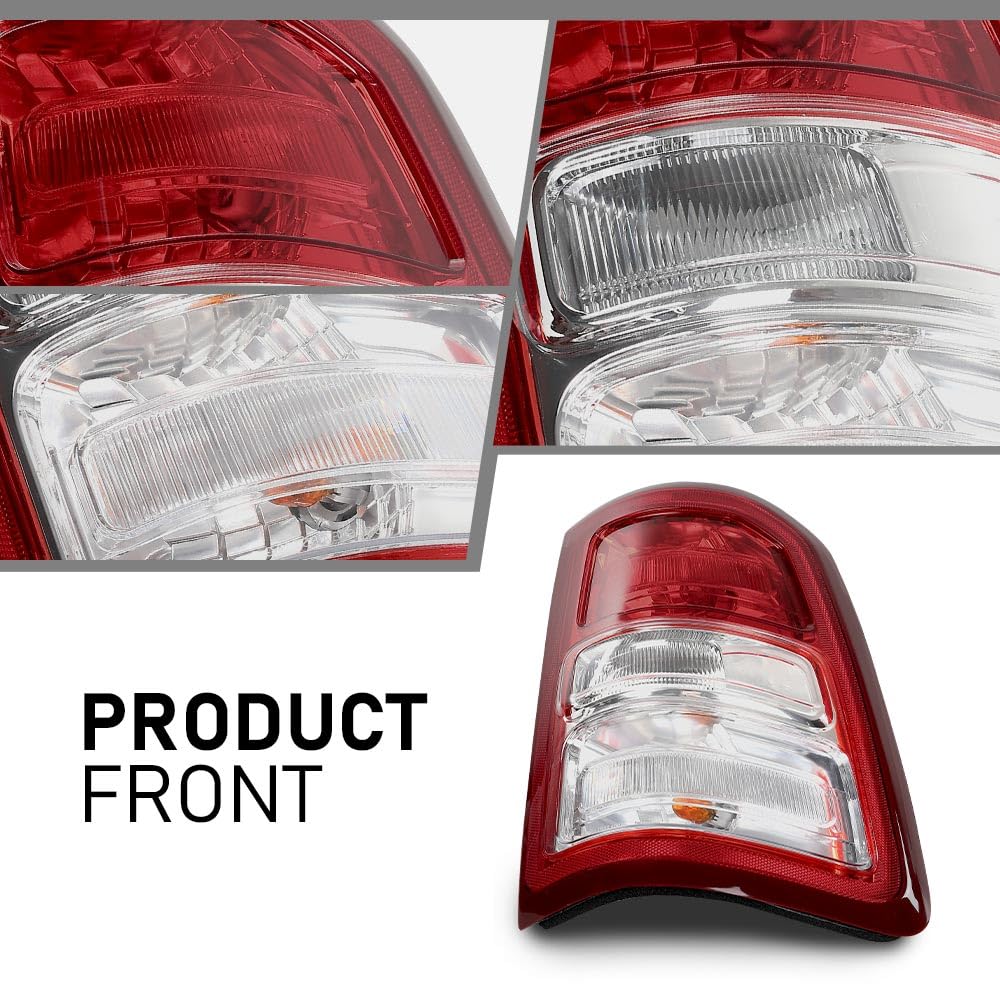 G-PLUS Tail Light Brake Lamp w/Bulb Right Passenger Fit Dodge Ram 1500 2019-2023/Not Fit Ram 1500 Classic & LED Type Tail Light Models Luces Traseras Rear Brake Lamps Assembly