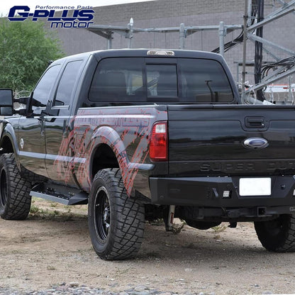 G-PLUS Rear LED Third Brake Light Compatible With 1999-2016 Ford F250 F350 F450 F550 SD Super Duty,3RD Cargo Led Tail Lamps Clear lens Chrome Housing Tercera Luz De Freno