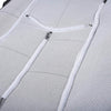 G-PLUS Pewter Gray Leather Seat Cover Compatible with Chevy Tahoe Suburban Silverado/GMC Yukon Sierra 2003 2004 2005 2006 Replacement Front Driver Passenger Top Bottom 4 PCS