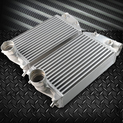 2.75" Inlet/Outlet Twin Left & Right Turbo Aluminum Performance Intercooler Kit Compatible For PORSCHE 996 997 TT TURBO GT2 2001-2009