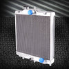 3 Row 52MM Full Aluminum Radiator Racing Radiator Stop Leak Compatible for Honda Civic EK EG B18C B16A DOHC in/Out 32MM 1992-2000