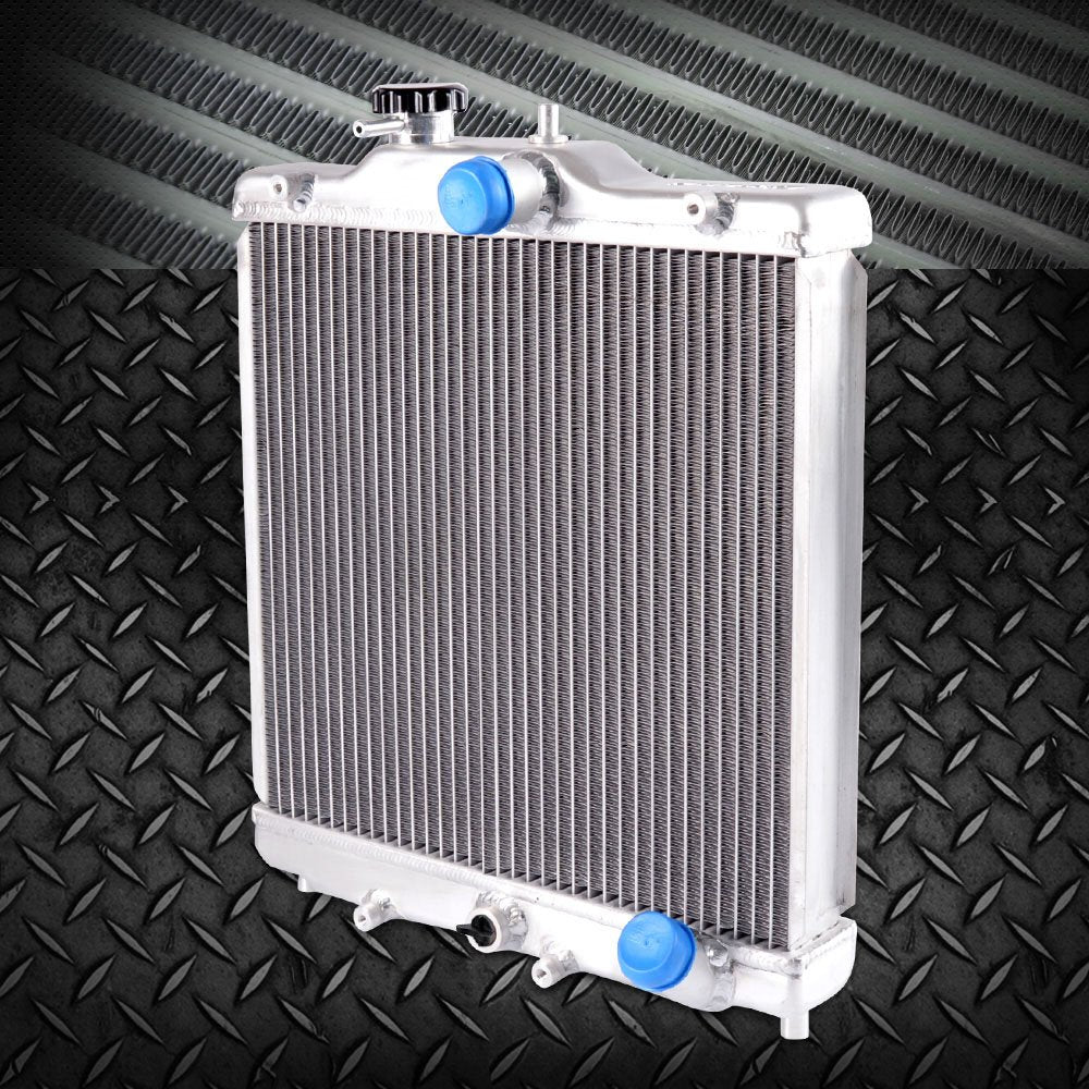 3 Row 52MM Full Aluminum Radiator Racing Radiator Stop Leak Compatible for Honda Civic EK EG B18C B16A DOHC in/Out 32MM 1992-2000