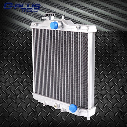 2 ROW 42MM Aluminum Radiator Compatible For HONDA CIVIC D15/16 EG/EK 92-00 + 12" Fan