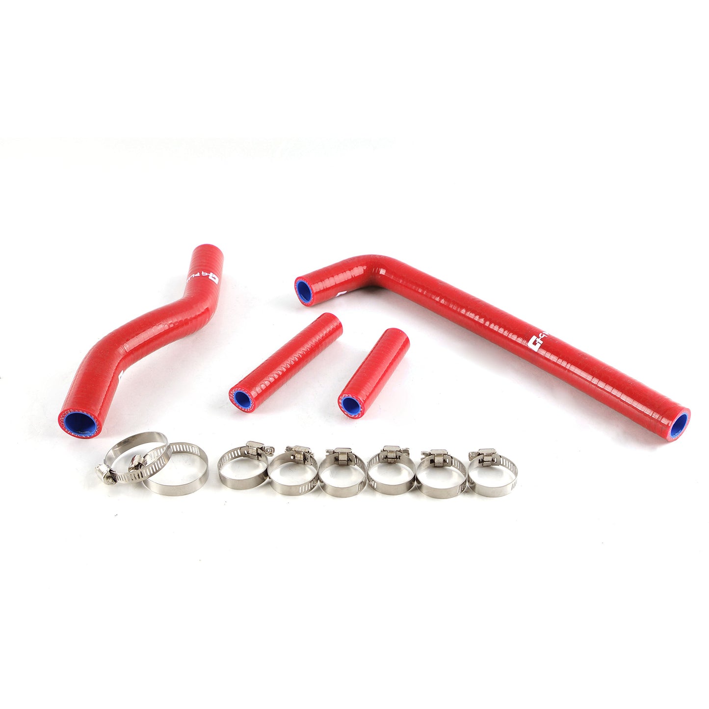 Gplus Silicone Radiator Coolant Hose Tube Clamps Kit Clamps Compatible With 2002-2005 Yamaha YZF250 WR250 WR250F Red