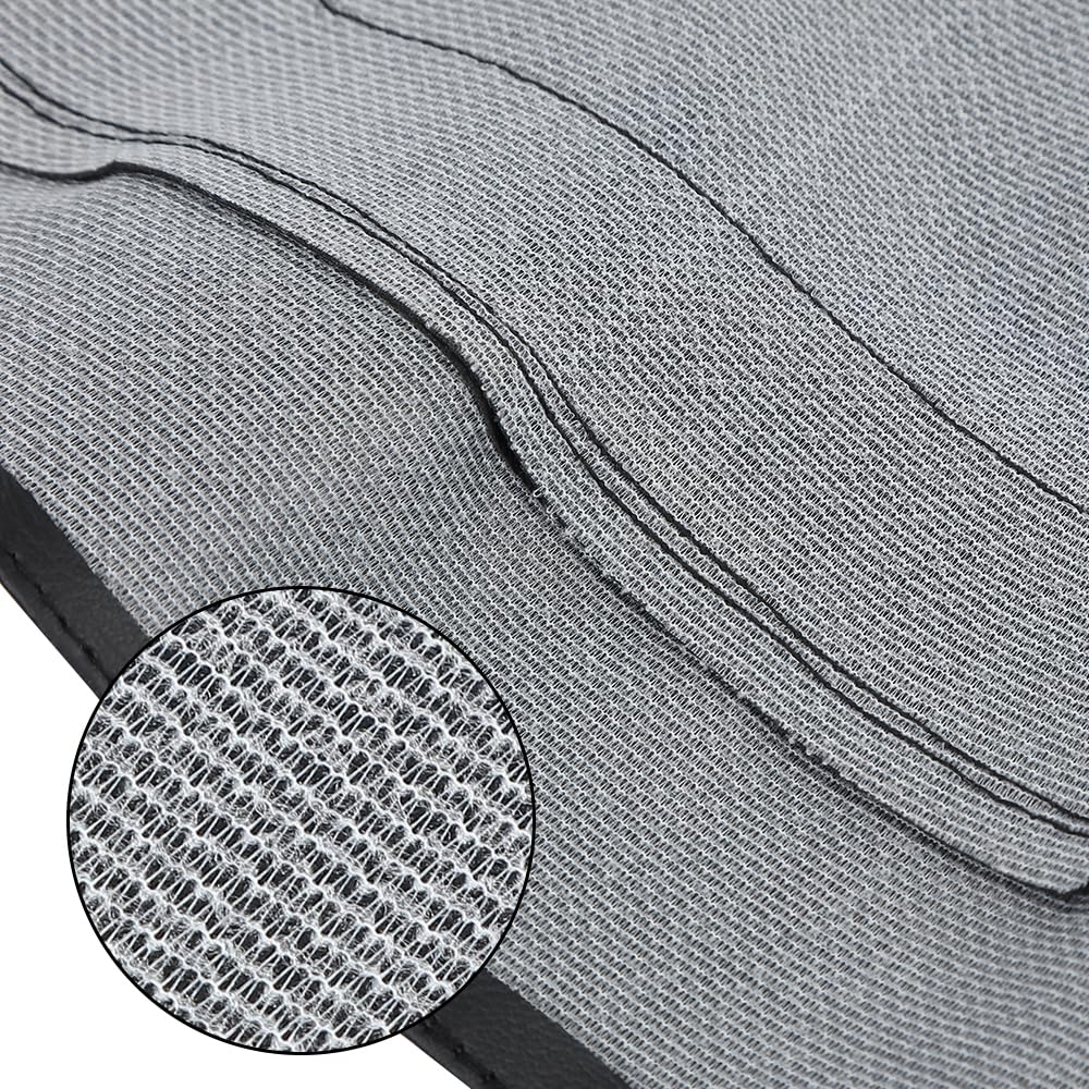 G-PLUS Pair Plain Hard Leather Saddlebag Speaker Lid Covers Fit 1993-2013 Touring Road King Electra Road Street Glide