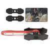 G-PLUS 360° Brake Caliper Press Tool with 2 Groups Steel Plates,4 in 1 Universal Disc Ratchet Brake Caliper Tool,Ratchet Piston Spreader Automotive Tools Car Brake Repair & Instalation Red
