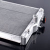G-PLUS 3 Row 52mm Aluminum Racing Radiator Replacement For Honda Civic EK EG B16A B18C DOHC 1992-2000 + 12" Radiator Cooling Fan